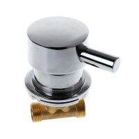 G12"; Hot &amp; Cold Water Mixing Valve Thermostatic Mixer Two In &amp; One Out Faucet For Shower Room