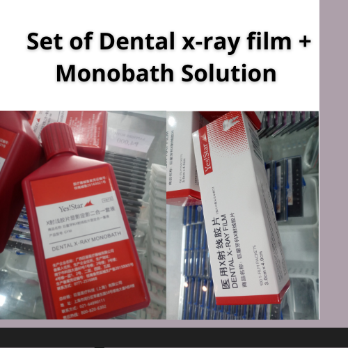 YesStar Dental Xray Film 1001film packets 3.0cm x 4.0cm + Monobath solution Lazada PH