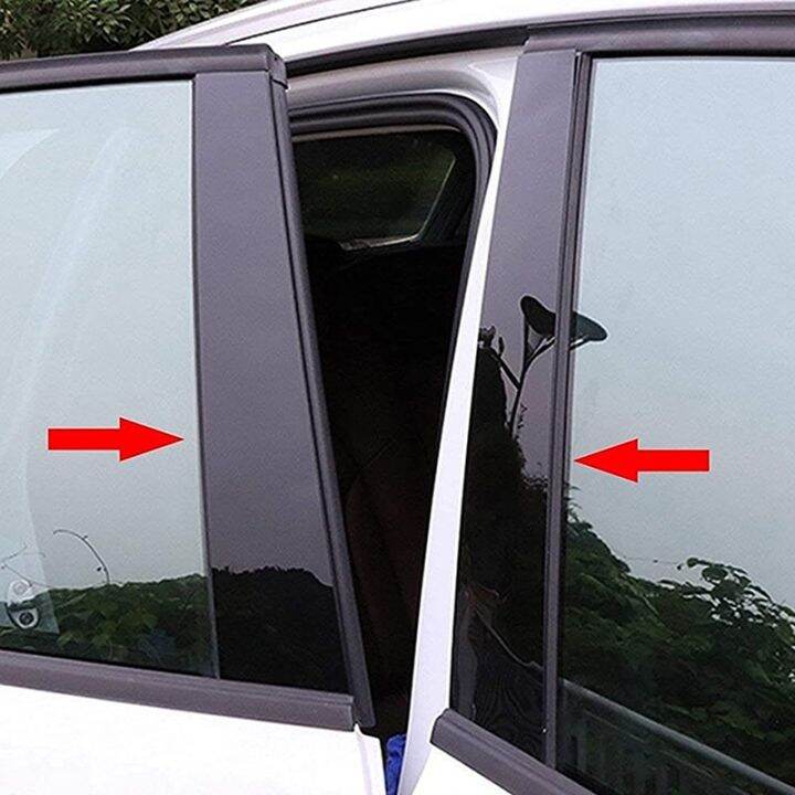 6pcs-car-pillar-posts-window-molding-cover-trims-decoration-stickers-glossy-black-styling-for-skoda-fabia-2007-2012-2013-2014