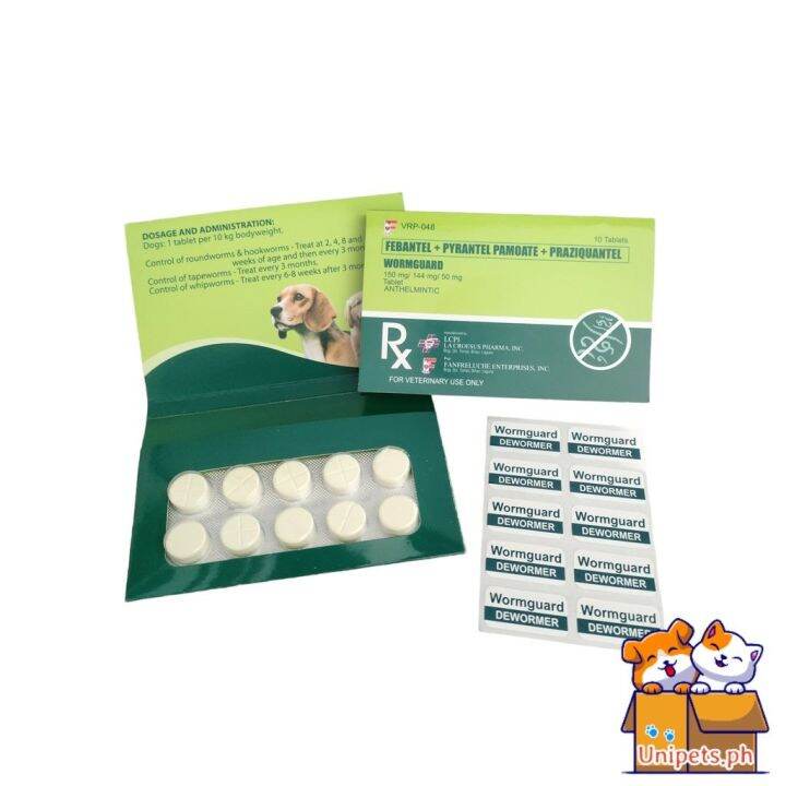 Happy Pets Wormguard Dog Dewormer Sold Per Tablet Lazada PH