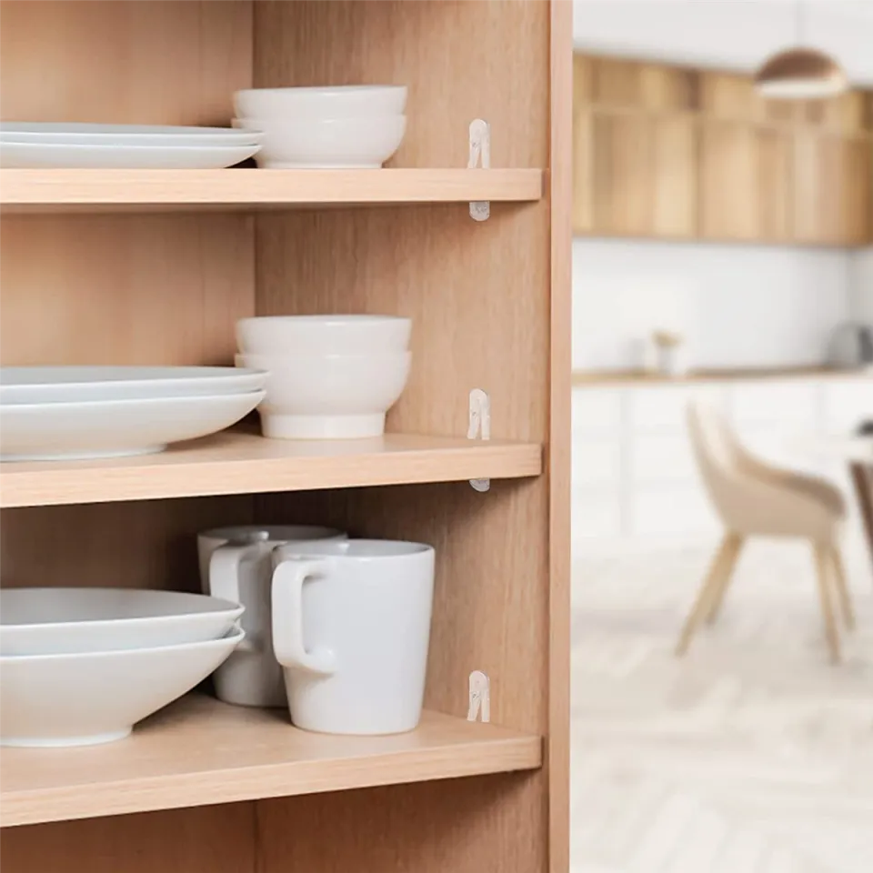 Kitchen Shelf Clips Plastic Matttroy