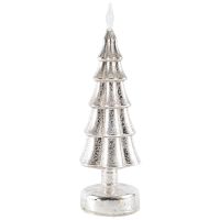 1Pc Christmas Trees Glass Night Light for Home Xmas Romantic Holiday Atmosphere Ornaments LED Luminous Decoration