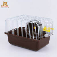 BP【ready stock】Portable Single Layer Villa Cage with Running Wheel Water Fountain for Pet Syrian HamsterCOD【cod】