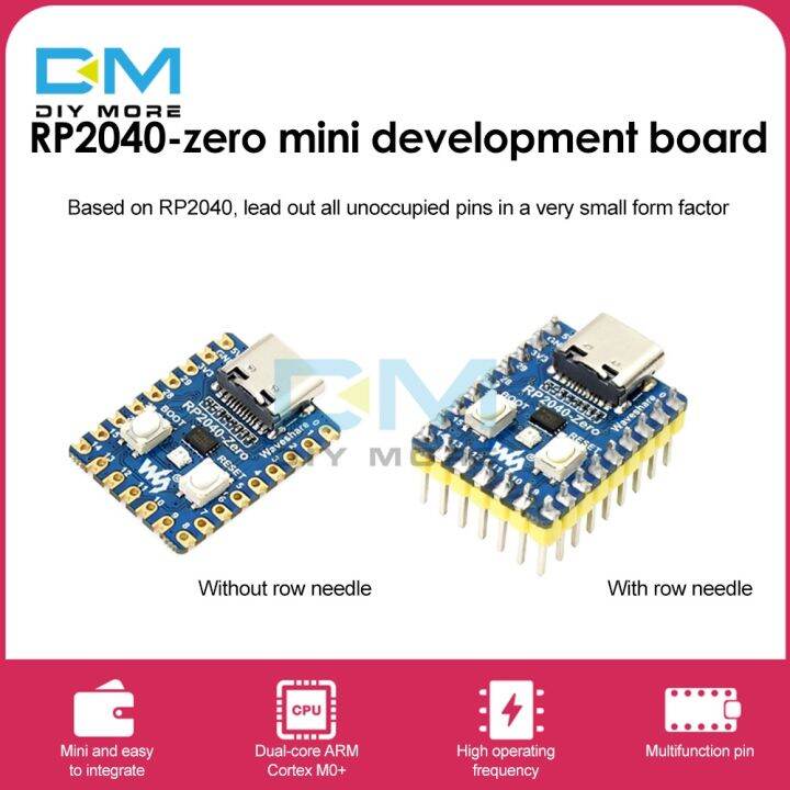 Raspberry Pi RP2040-Zero Microcontroller PICO Development Board RP2040 ...