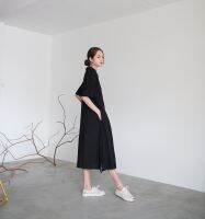 PEONYY.PETAL Gardenia Dress - Black (มีซับใน)