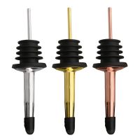 【YF】✣❈❆  Hot Sale 2/3Pcs Liquor Pourer Wine Bottle Pour Spout Stopper with Cap Barware Prty Accessories