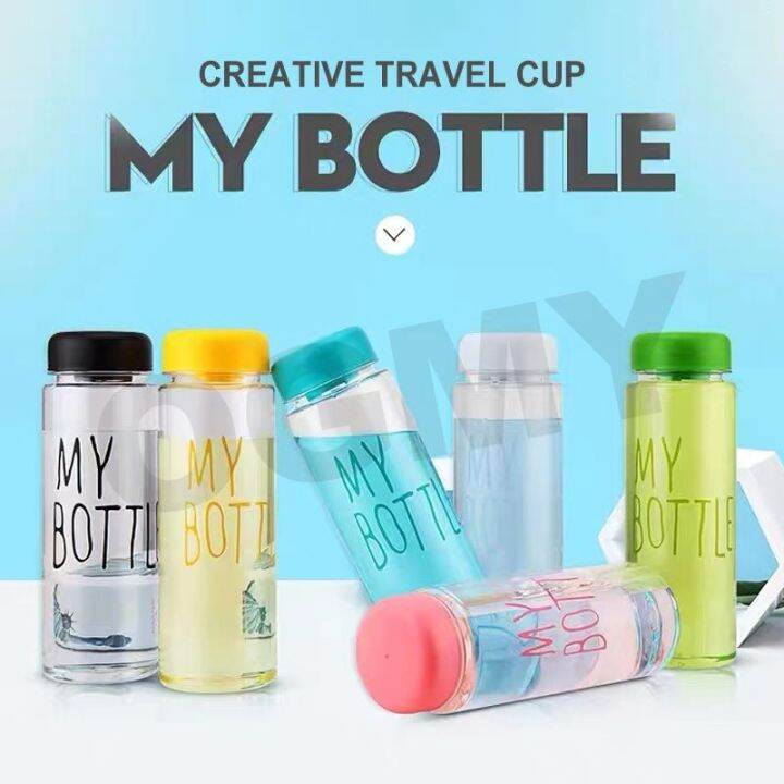 100% Original 500ml My Bottle Tumbler Water Portable Dispenser | Lazada PH