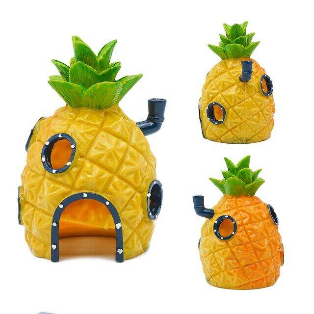 Aquarium Pineapple House Krusty Krab Octopus Easter Island Head House