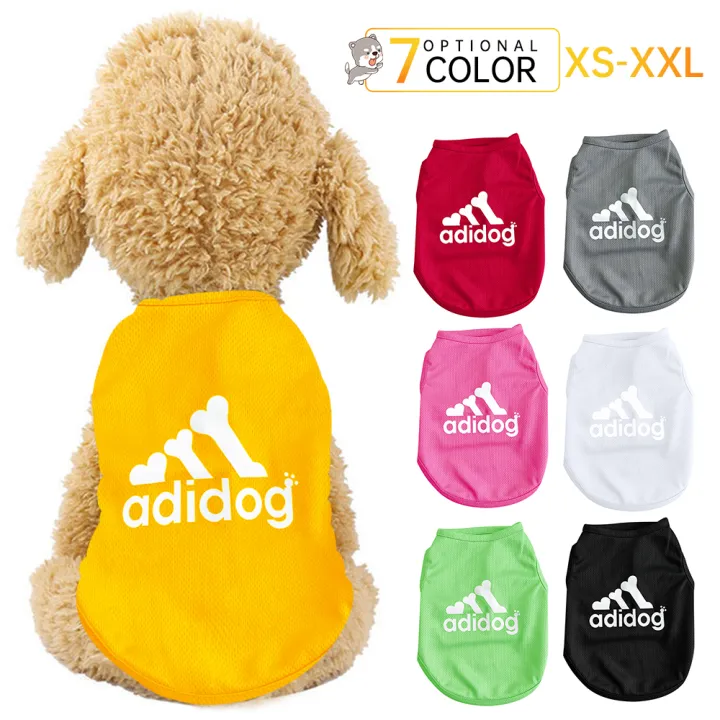 DySunny 7 Colors Hoodie for Teddy Puppy jumpsuit Adidog SPring Summer