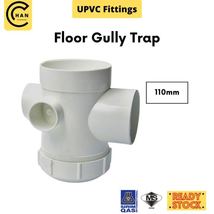 [110mm] UPVC Fittings - Floor Gully Trap (Unplasticized Polyvinyl ...