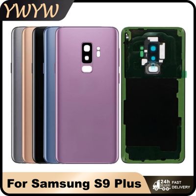 For Samsung Galaxy S9 Plus S9 G965 G965F Battery Back Cover Rear Door Housing Camera Lens For SAMSUNG S9Plus S9