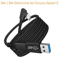 For Oculus Quest 2 Link Cable USB 3.0 Gen 1 for Oculus Link Cable Type C Data Transfer Quick Charge 3M 5M Wire VR Accessories