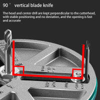เครื่องมือวัสดุที่ทนทานใบมีดปรับได้เจาะรูสำหรับแผ่นยิปซัมแผ่นอลูมิเนียมพลาสติกทนทานคุณภาพสูง