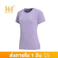 361 Degrees เสื้อยืดแขนสั้นผู้หญิง Short Sleeve T-shirt สีทึบเรียบง่าย  สะดวกสบาย ระบายอากาศ 562014102