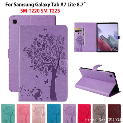 สำหรับ Samsung Galaxy Tab A7 Lite 8.7 SM-T220 SM-T225 T220แท็บเล็ตแมวนูนฝาครอบปลอก