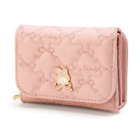 PomPomPurin Cinnamoroll My Melody Small Wallet Short Women Purses Cute Cartoon PU Leather Trifold Wallets Ladies Money Bag Clip