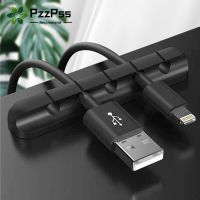 PzzPss Cable Organizer Silicone USB Cable Winder Desktop Tidy Management Clips Cable Holder for Mouse Headphone Wire Organizer Cable Management