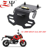 ผู้ถือป้ายทะเบียนสำหรับฮอนด้า MSX 125 Grom 2021 2022รถจักรยานยนต์หางเรียบร้อยพิทักษ์กำจัดไฟ LED MSX125