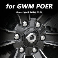 for Great Wall GWM POER 2020 2021 Car exterior decoration accessories wheel hub screw cap protection DIY cover