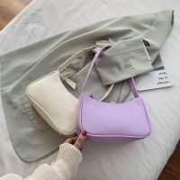 《Danqing family》2022 Trend Soft PU Leather Women Bag Underarm Bag Retro Solid Color Lady Handbagss Fashion Design Girls Small Shoulder Bags