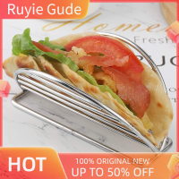 Ruyie 304สแตนเลส Taco Holder WAVE รูปร่างเม็กซิกันอาหาร Stand TRAY Rack HARD