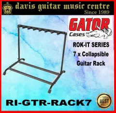 Gator RI-GTR-RACK7 Rok-It Collapsible 7-Space Guitar Rack