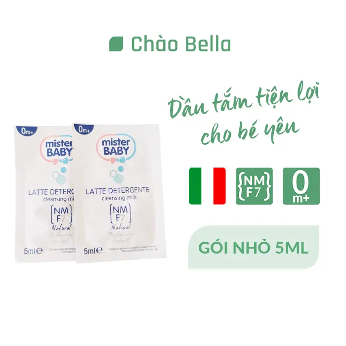 Combo 5 Gói Sữa Tắm Khô 5ml Làm Sạch Dịu Nhẹ Không Cần Nước Cho Bé Yêu Mister Baby Cleansing Milk 5ml x 5 Gói – MISTER BABY , SKU-1393055258_VNAMZ-5772276544 – lazada.vn 🛒Top1Shop🛒 🇻🇳Top1Vietnam🇻🇳 🛍🛒 🇻🇳🇻🇳🇻🇳🛍🛒