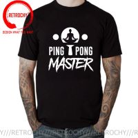 Ping Pong Master Shirt Men Short Summer Sleeve Tshirt Funny Rackets Casual T-Shirt Cotton Tees Harajuku Tshirt Streetwear Tshirt