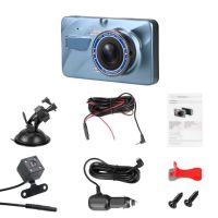 Leepee Dash Cam 3.6Quot; เครื่องบันทึกวิดีโอ Hd รอบการบันทึก Dual เลนส์รถ Dvr พร้อมกล้องมองหลัง Auto Dvr Recorder Dashcam