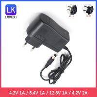 hot【DT】 Charger 4.2 8.4 12.6 V 1000MA 100-240V 4.2V 8.4V 12.6V 1A for 18650 Lithium Battery