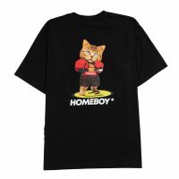 เสื้อ เสื้อยืดผู้ชาย เสื้อยืด HOMEBOY เสื้อยืดผู้ชายลาย CATFIGHT