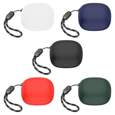 Silicone Earphone Case Dustproof Protective Cover Anti-drop Charging Box For Soundcore P20i Wireless Earbuds With Lanyard kind