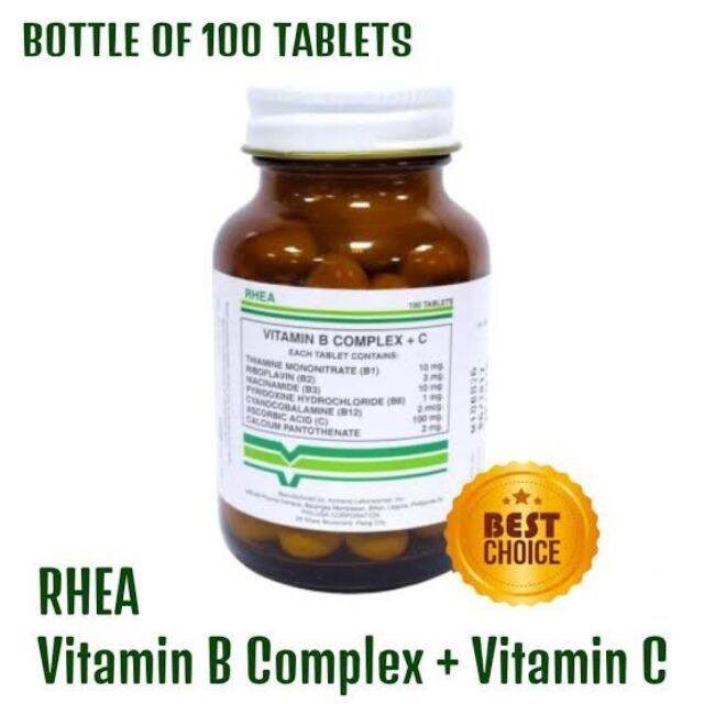 Rhea vitamin B complex + vitamin C | Lazada PH