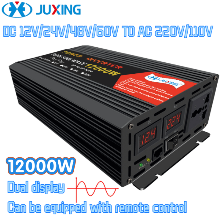 JUXING Original 12000W Pure Sine Wave Power Inverter 50Hz Built-in ...