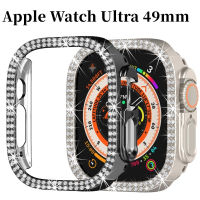เคสเพชรสำหรับ Apple Watch Ultra Case PC Bumper สำหรับ Apple Watch Series 8 49Mm Case