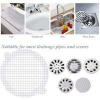 Glass Fiber Disposable Kitchen Sink Filter Mesh Stickers Waterproof Adhesive Floor Drain Deodorant Hair Catcher Bathtub Laundry Adhesives Tape