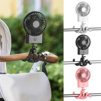 Fan For Cart Stroller Fan Portable Outdoor Fan Clip On For Baby 500Mah USB Rechargeable Handheld Electric Fan For Home 3 Speeds