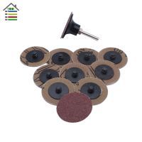 ✔ 26pcs 2inch Sanding Disc for Roloc Polishing Pad Plate 50mm Sander Paper Disk Grinding Wheel Abrasive Tools 60 80 100 120 Grit