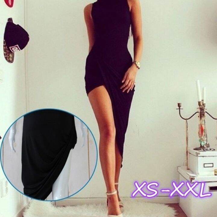 PS Store Women Sleeveless Bandage Bodycon Evening Party Club Long Maxi  Dresses 