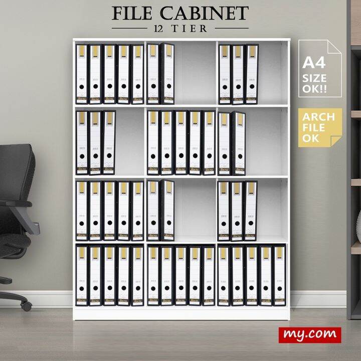 xREADY STOCKx Office File 12 Tier Bookshelf/Rak Buku