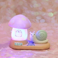 Cartoon LED Snail Lamp Night Light Night Desk Table Lamp Children Kids Birthday Christmas Gift Home Decorations Drop Shippng