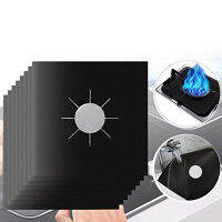 4ชิ้นเซ็ต Gas Range Protector Reusable Burner Cover Kitchen Pad เตา Protector ทำอาหารเบเกอรี่ทำความสะอาด Pad อุปกรณ์ครัว