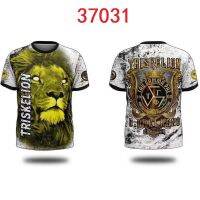 2023 NewTriskelion พิมพ์ Biker S Rider ชุดเครื่องแต่งกาย Jersey ขี่จักรยานรอบคอแขนสั้นเสื้อยืด37031