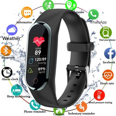 ZZOOI 2022 Smart Watch Band M8 Heart Rate Smartwatch Men Women Sleep Monitor Fitness Tracker Bracelet For Android IOS PK Xiaomi 6