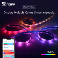 SONOFF L3 Pro Smart LED Strip Light WiFi ไฟ LED RGBIC หลอดไฟแบบยืดหยุ่นเทปแสดงหลายสีพร้อมกันโหมดเพลง *