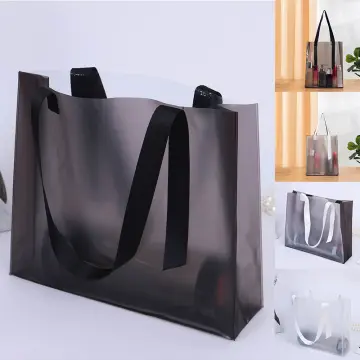 Creative Transparent Tote Bag PVC Shopping Bag With Handle Gift