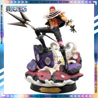 37cm One Piece Charlotte Katakuri Action Figure Anime GK Action Figure Gk Model Child Model Doll Collectible Desk Decoration Toy Gift