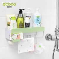 [ส่งเร็วพิเศษ!] ECOCO ชั้นวางของอเนกประสงค์ ชั้นวางของ ในห้องน้ำและห้องครัว ติดผนัง E1712