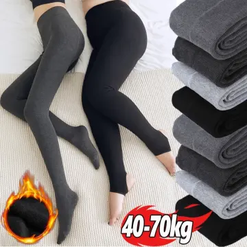 NEW Winter Thick Warm Compression Leggings For Women Fleece Lined Tights  High Waist Pantyhose Stretch Solid Color Leg Warmers - AliExpress