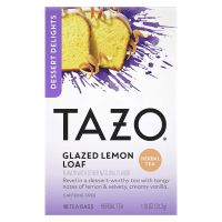 Premium for U?TAZO TEA  ชาขนมหวาน Dessert Delights Glazed Lemon Loaf ชาสมุนไพร ไม่มีคาเฟอีน  ไม่มีน้ำตาลและแคลอรี่ ?